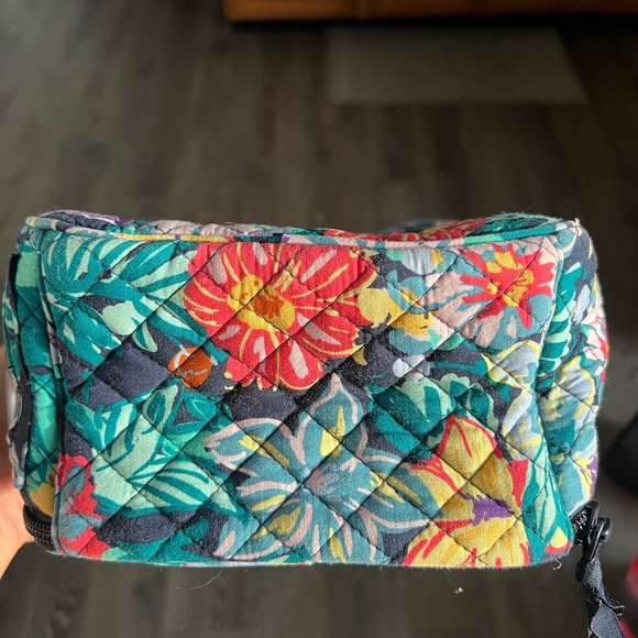 Vera Bradley Teal Floral Lunch Bag - Picture 4 of 9